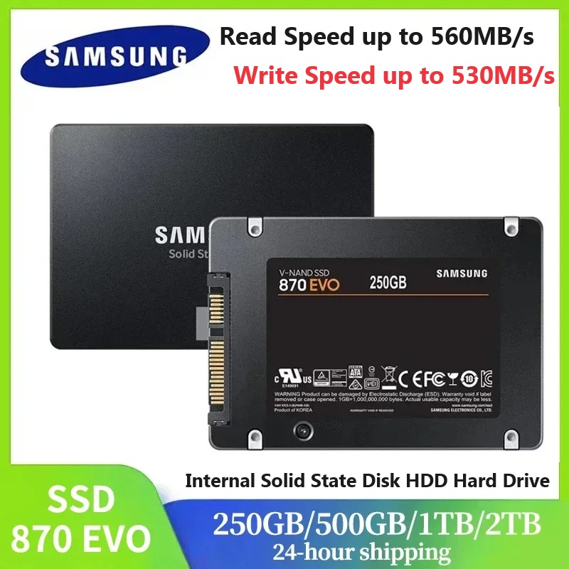 Samsung Ssd Evo 870 - قرص صلب داخلي من سامسونج SSD