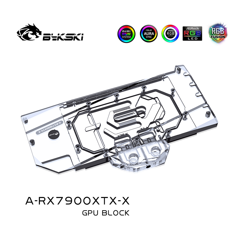 Amd Vga Rx 7900 Xtx - Bykski A-RX7900XTX-X كتلة المياه لـ PowerColor