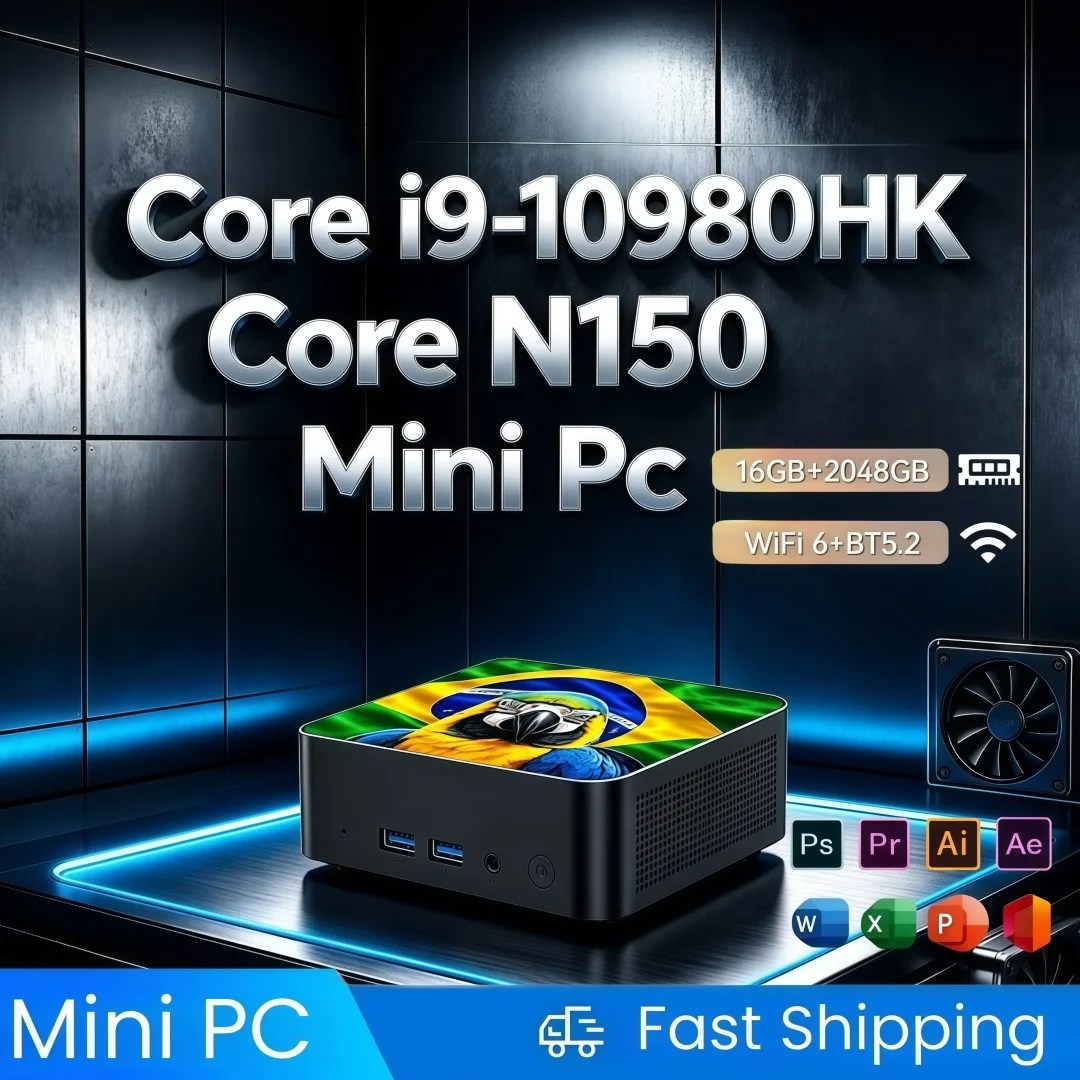 Desk Setup For Office - جهاز كمبيوتر صغير I9‑10980HK Core N150