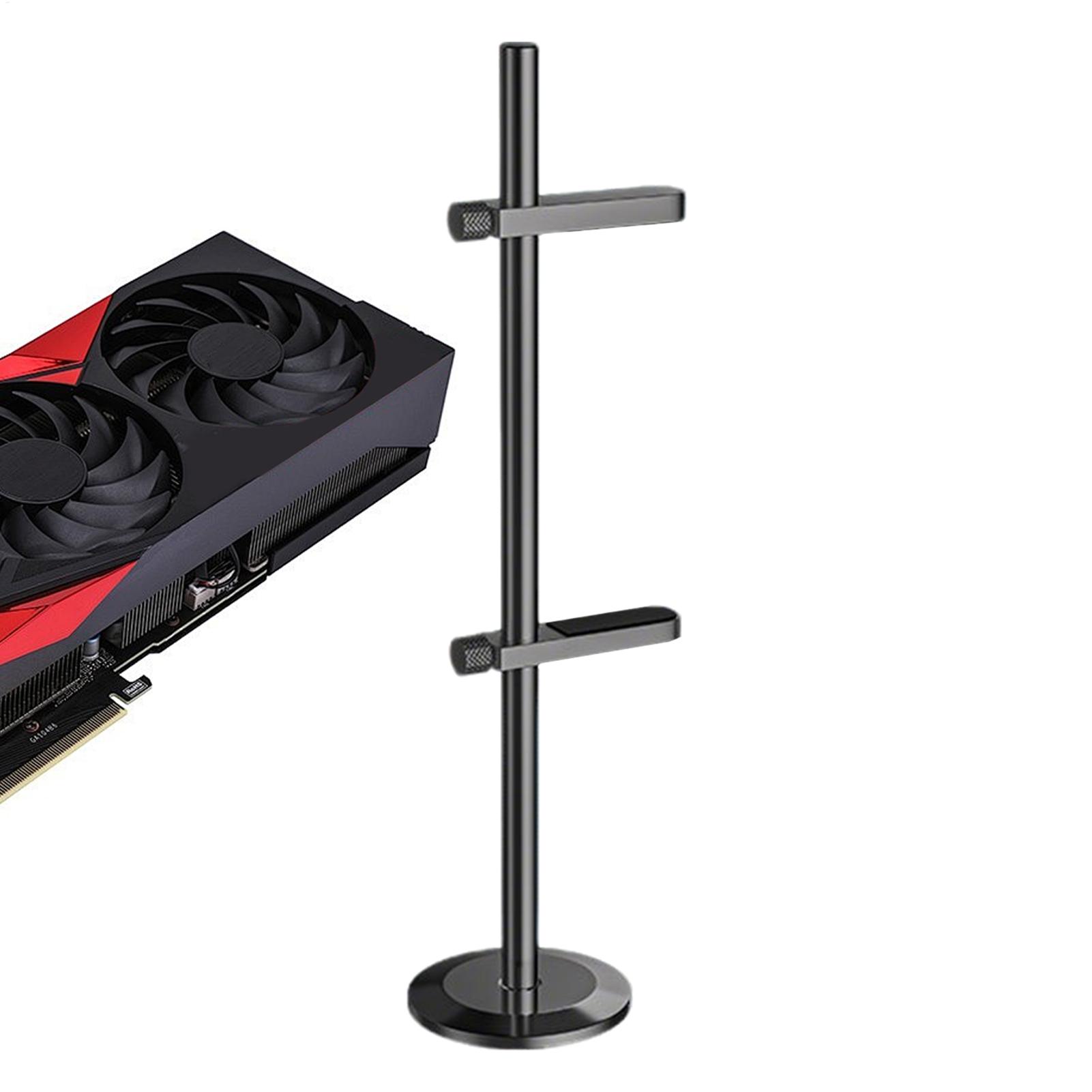Desk Setup Videos - حامل GPU قابل للتعديل مع مغناطيس،