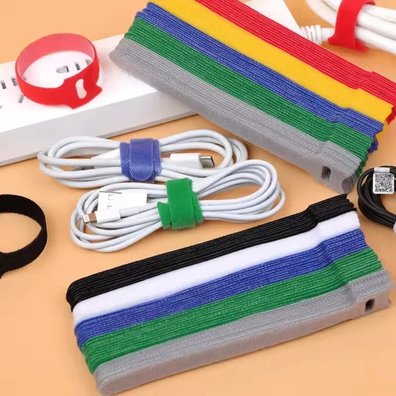 Cable Box Organizer - 10/30/50 قطعة منظم كابلات USB، أربطة