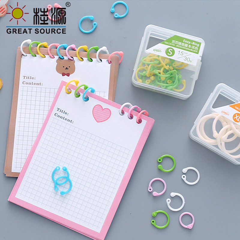 Ring Binder Box - Makeasy الملونة حلقة الموثق 15-30 ملم