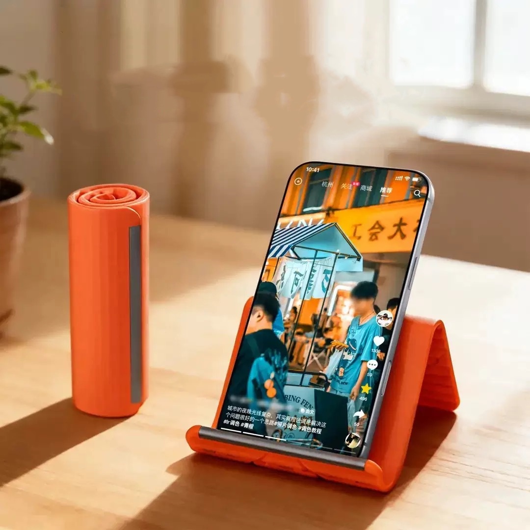 Desk Setup Table - حامل هاتف محمول مرن من السيليكون