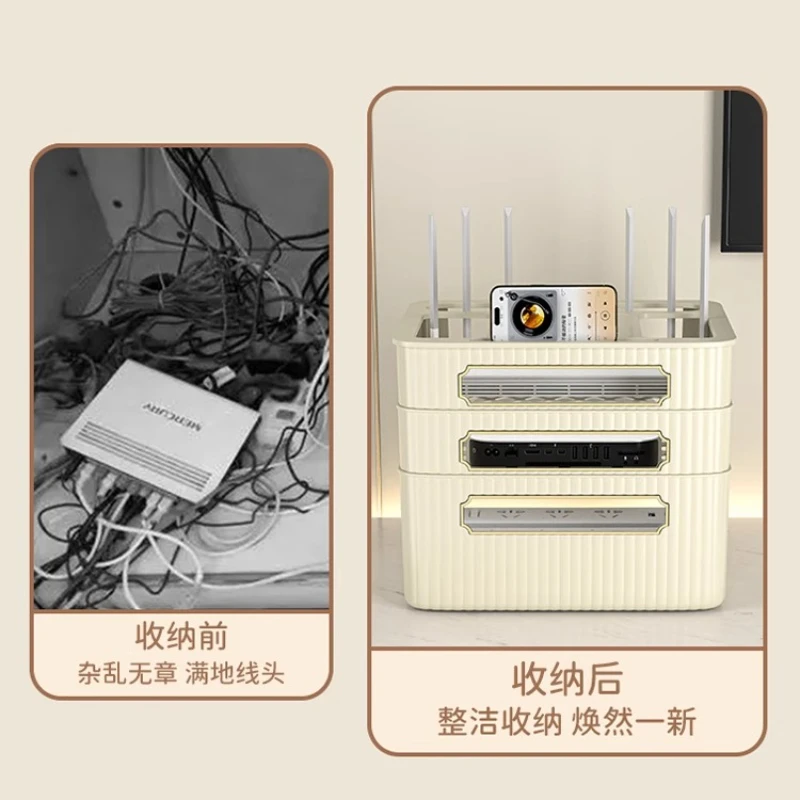 صندوق تخزين لجهاز التوجيه اللا - مراجعة Cable Box Organizer وسعره