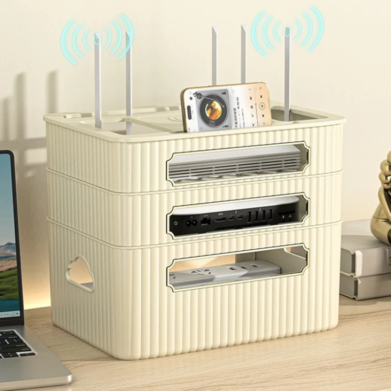 صندوق تخزين لجهاز التوجيه اللا - مراجعة Cable Box Organizer وسعره