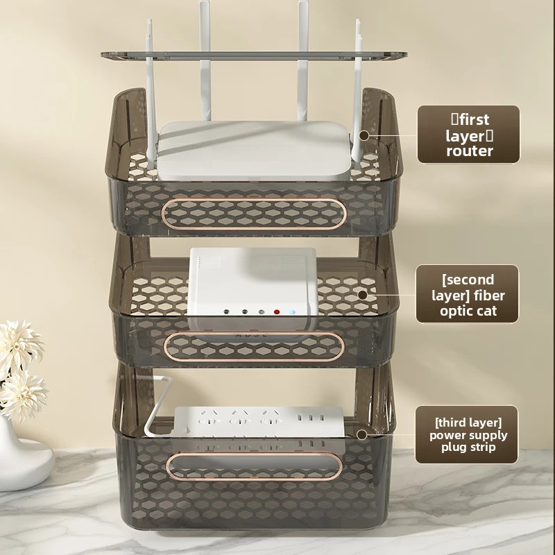 صندوق تخزين راوتر لاسلكي واي ف - مراجعة Cable Box Organizer وسعره