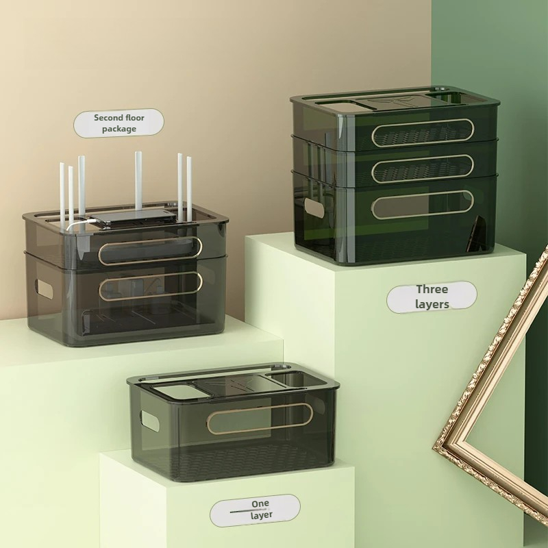 صندوق تخزين راوتر لاسلكي واي ف - مراجعة Cable Box Organizer وسعره