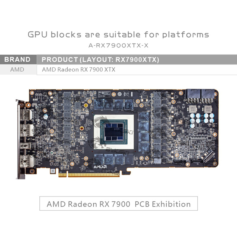 Bykski A-RX7900XTX-X كتلة المي - مراجعة Amd Vga Rx 7900 Xtx وسعره
