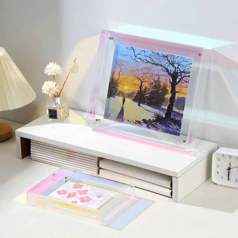 إطار صورة مجوف ملون كبير الحجم - مراجعة Desk Setup Photo وسعره