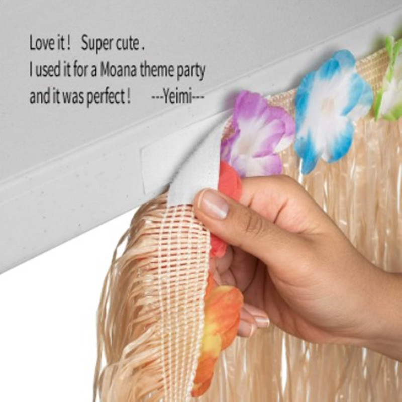 القش اللون Luau العشب تنورة ال - مراجعة Desk Setup Girl وسعره