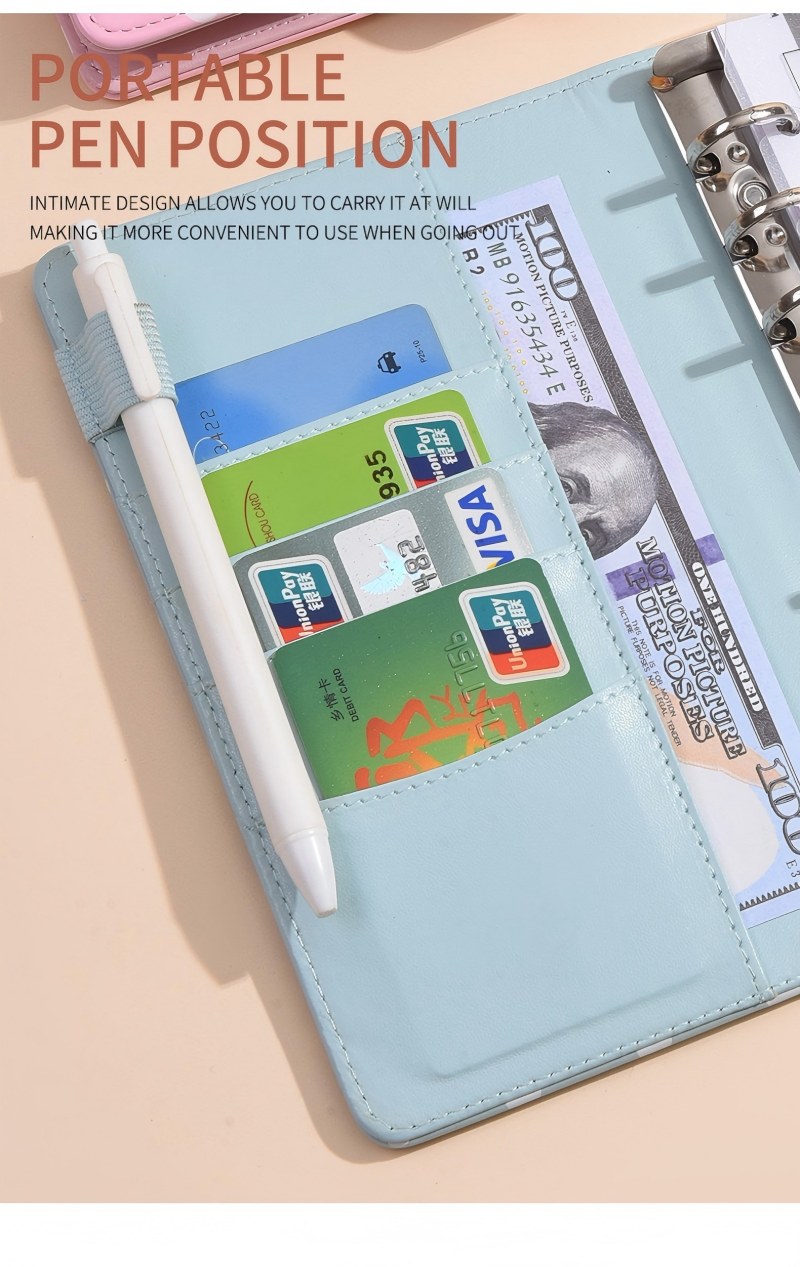 جديد A6 بو الجلود دفتر الموثق  - مراجعة Ring Binder Box وسعره