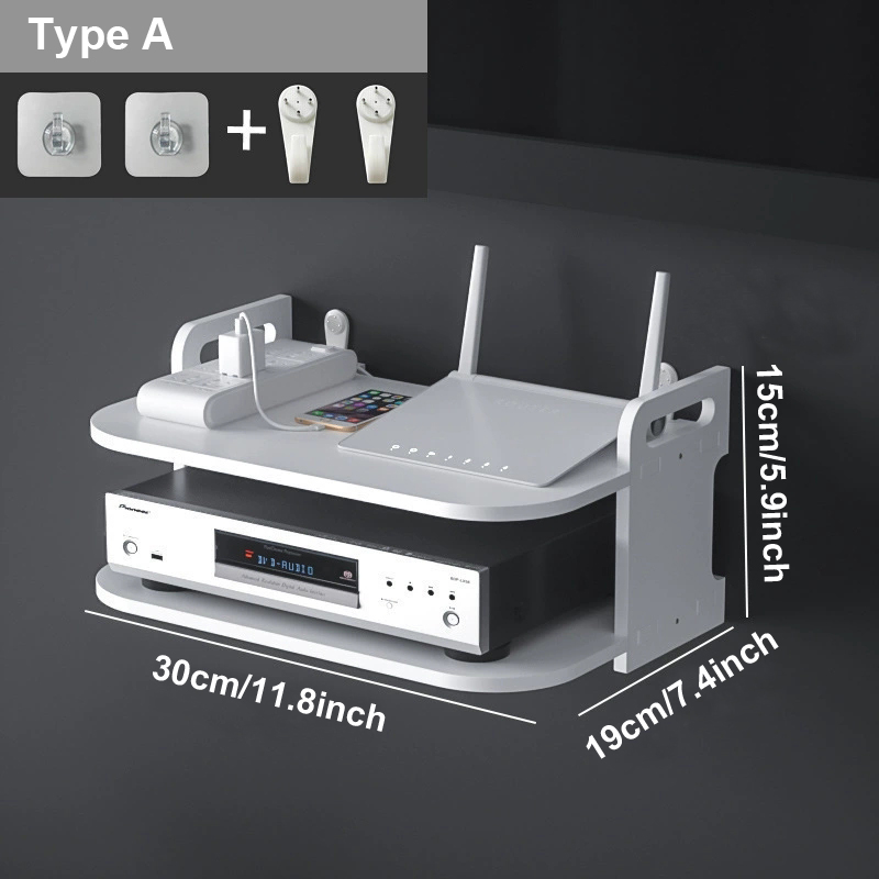 رف منظم كابلات الراوتر مثبت عل - مراجعة Cable Box Organizer وسعره