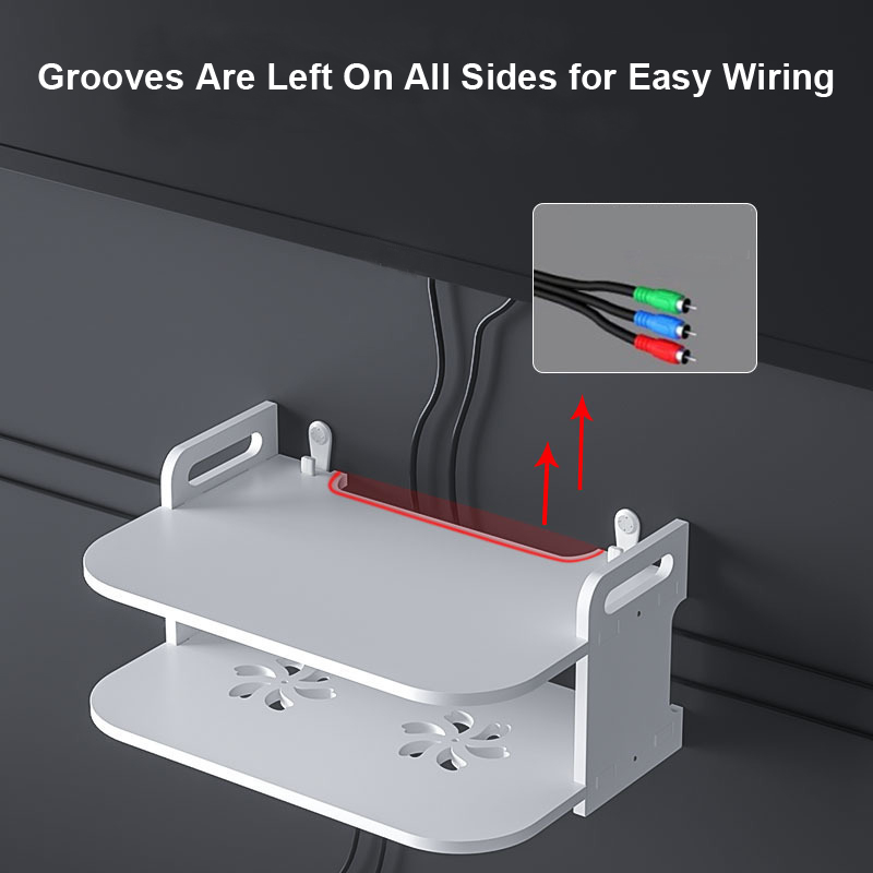 رف منظم كابلات الراوتر مثبت عل - مراجعة Cable Box Organizer وسعره