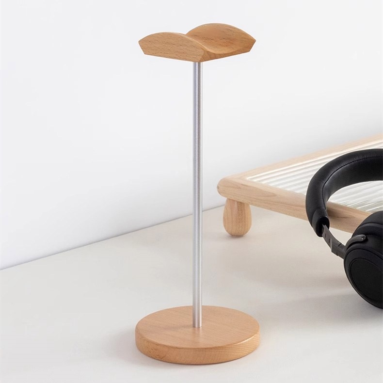 حامل سماعات رأس من خشب الجوز ا - مراجعة Desk Setup Table وسعره