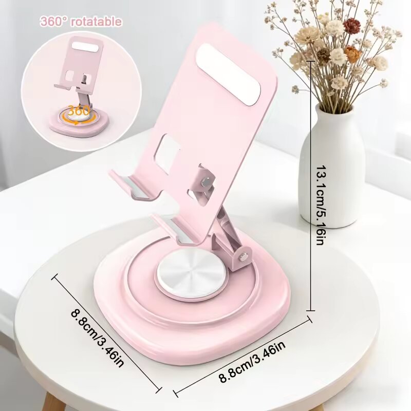حامل هاتف مكتبي قابل للطي وقاب - مراجعة Desk Setup Table وسعره
