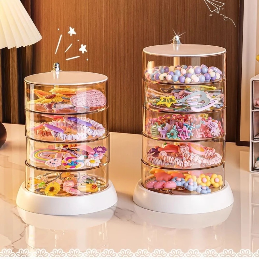 منظم إكسسوارات الشعر الدوار 36 - مراجعة Cable Box Organizer وسعره