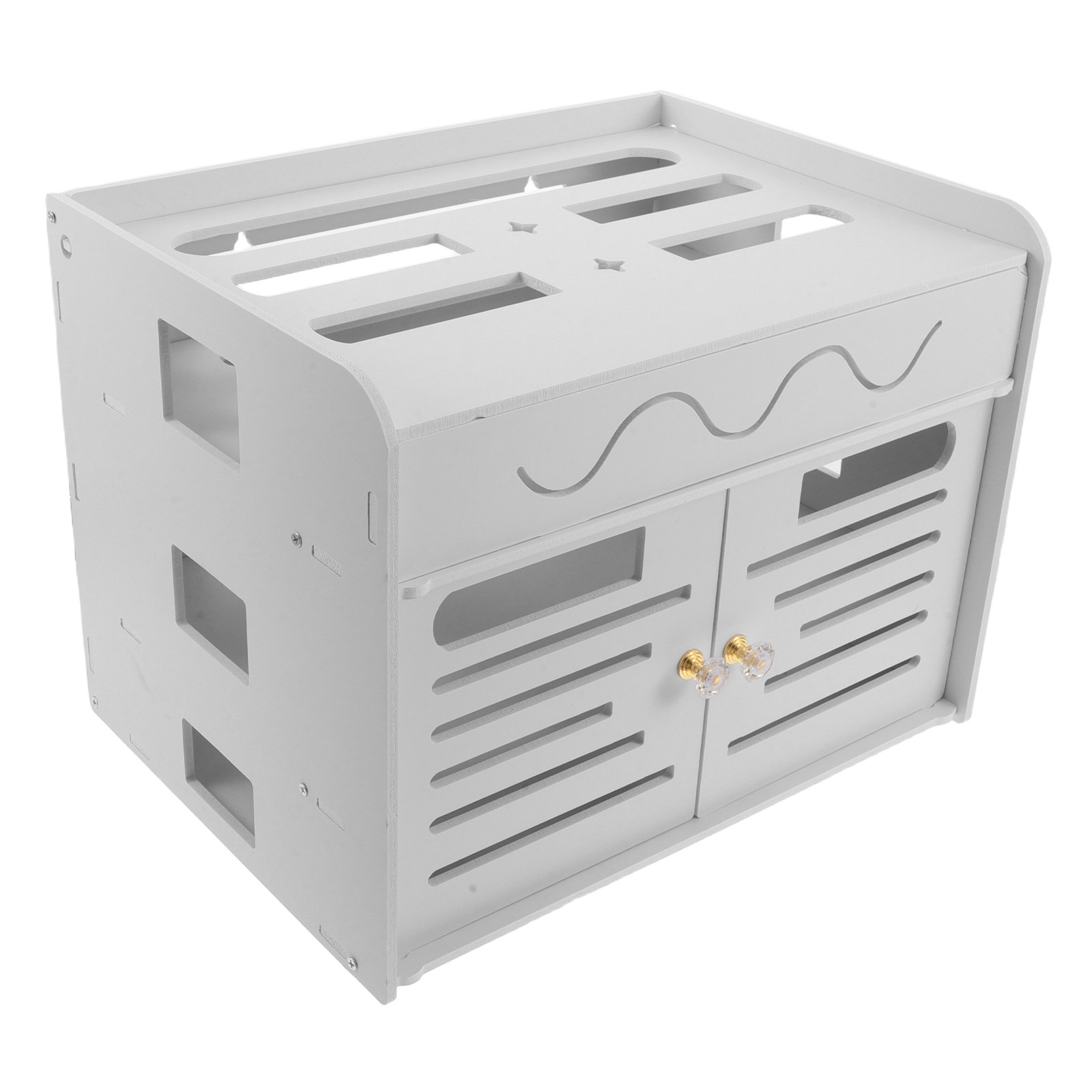 صندوق تخزين لجهاز التوجيه اللا - مراجعة Cable Box Organizer وسعره