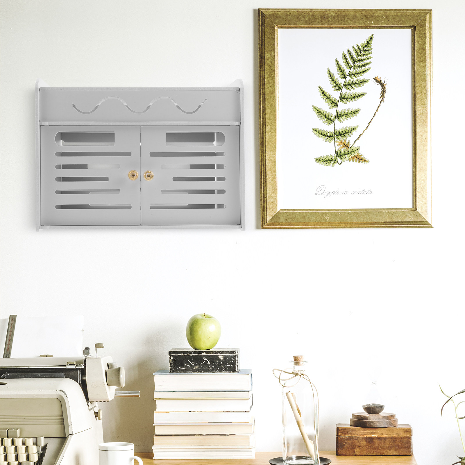 صندوق تخزين لجهاز التوجيه اللا - مراجعة Cable Box Organizer وسعره