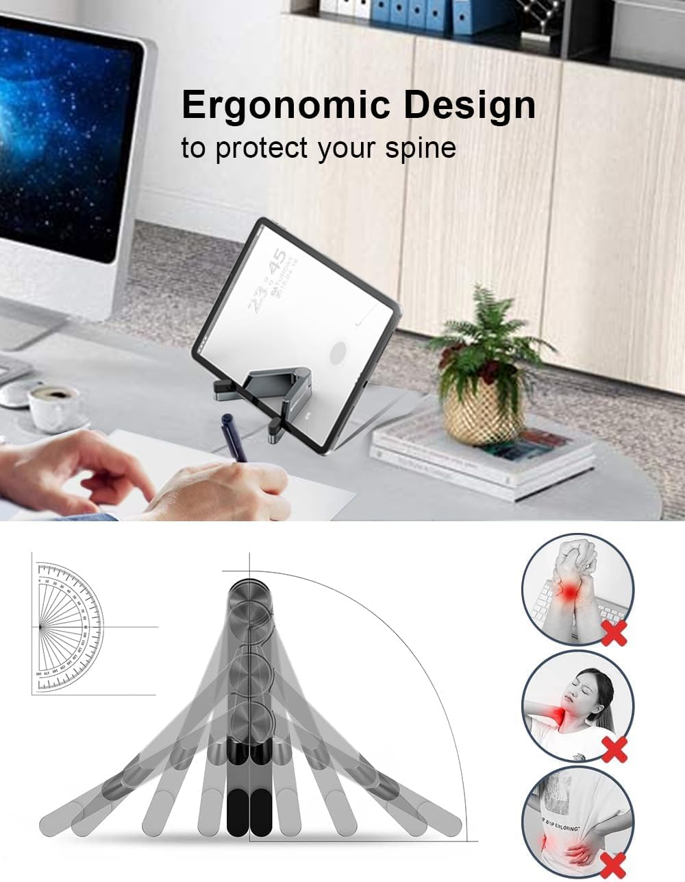 حامل هاتف خلوي قابل للطي من ال - مراجعة Desk Setup Table وسعره