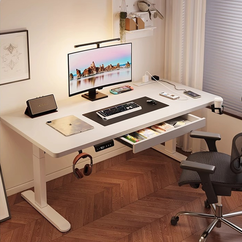 مكتب كهربائي حديث قابل للتعديل - مراجعة Desk Setup For Office وسعره