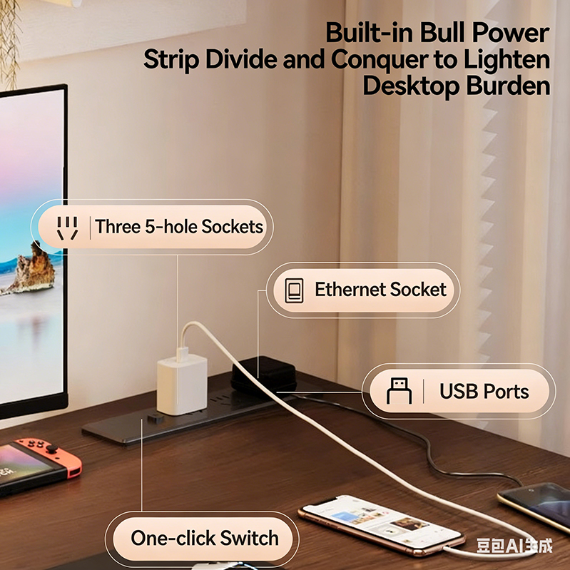 مكتب كهربائي حديث قابل للتعديل - مراجعة Desk Setup For Office وسعره