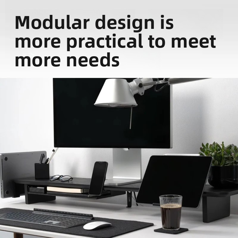 حامل شاشة من الخشب الصلب، حامل - مراجعة Desk Setup For Office وسعره