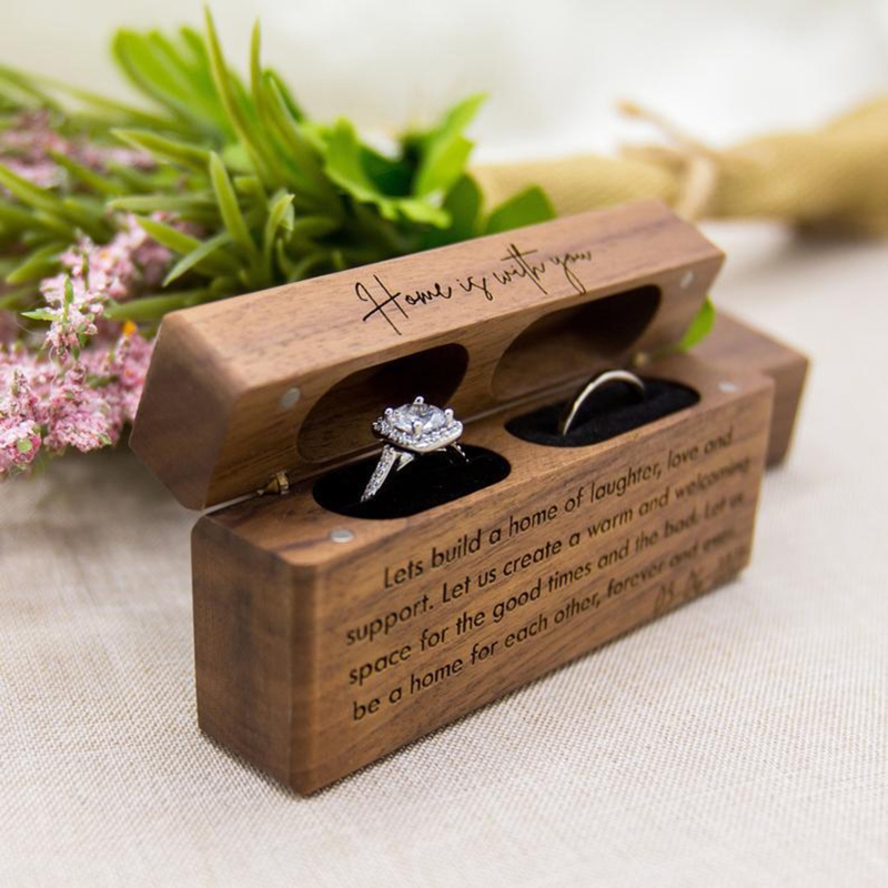 ZB91 صندوق خاتم لحفل الزفاف حا - مراجعة Ring Binder Box وسعره