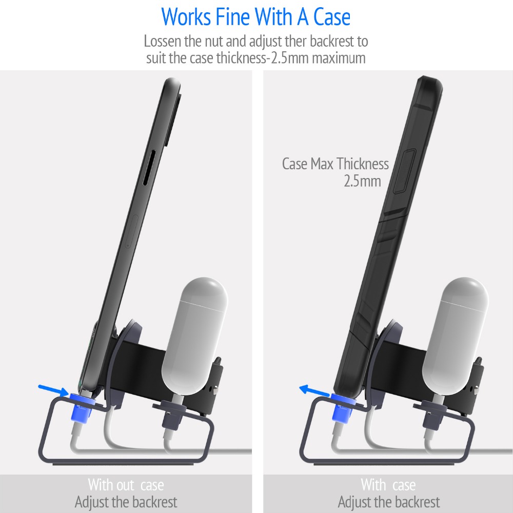 قاعدة شحن حامل حامل لأجهزة Air - مراجعة Desk Setup Ipad وسعره