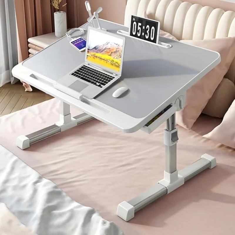 Laptop Bed Tray Table Adjustab - مراجعة Desk Setup Maker وسعره