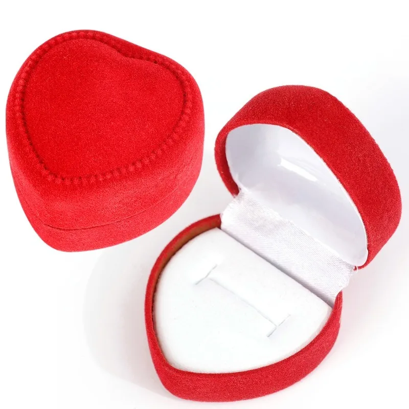 صندوق خاتم أحمر شكل قلب يتدفقو - مراجعة Ring Binder Box وسعره