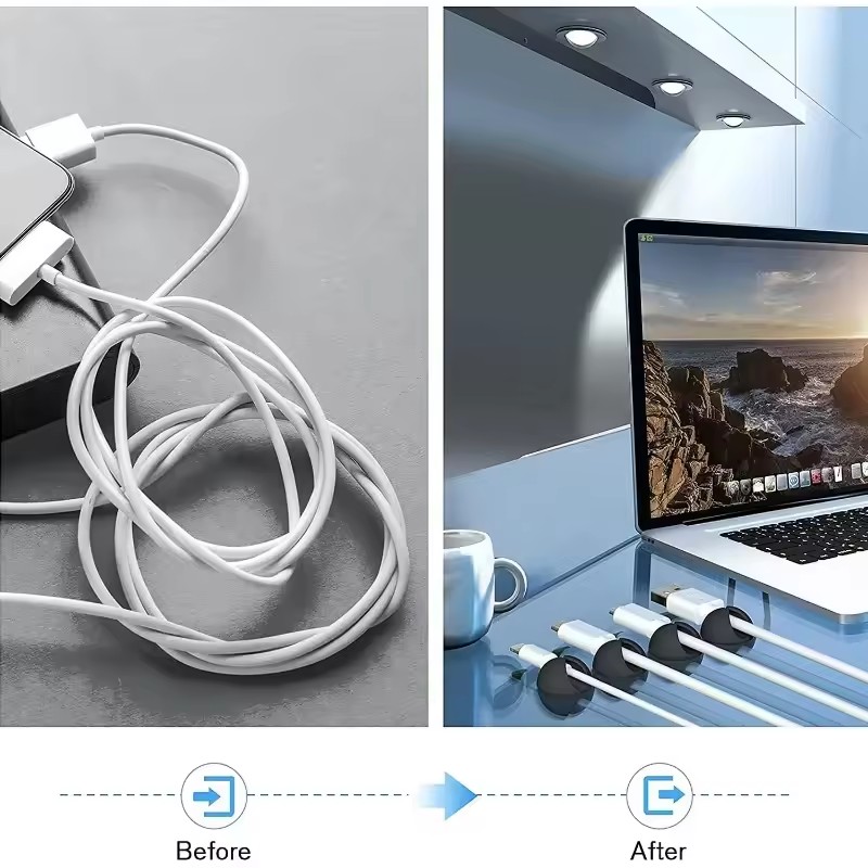 5/50 قطعة مشابك كابلات للمكتب  - مراجعة Cable Box Organizer وسعره