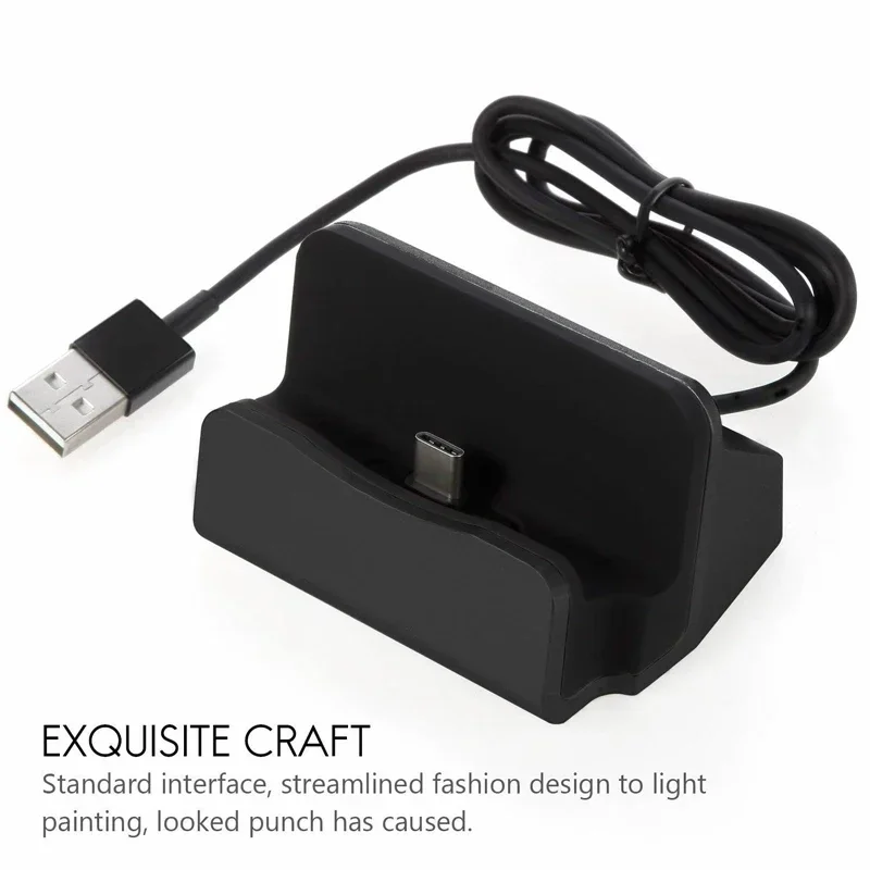 نوع C USB حوض شاحن حامل هاتف آ - مراجعة Desk Setup Table وسعره