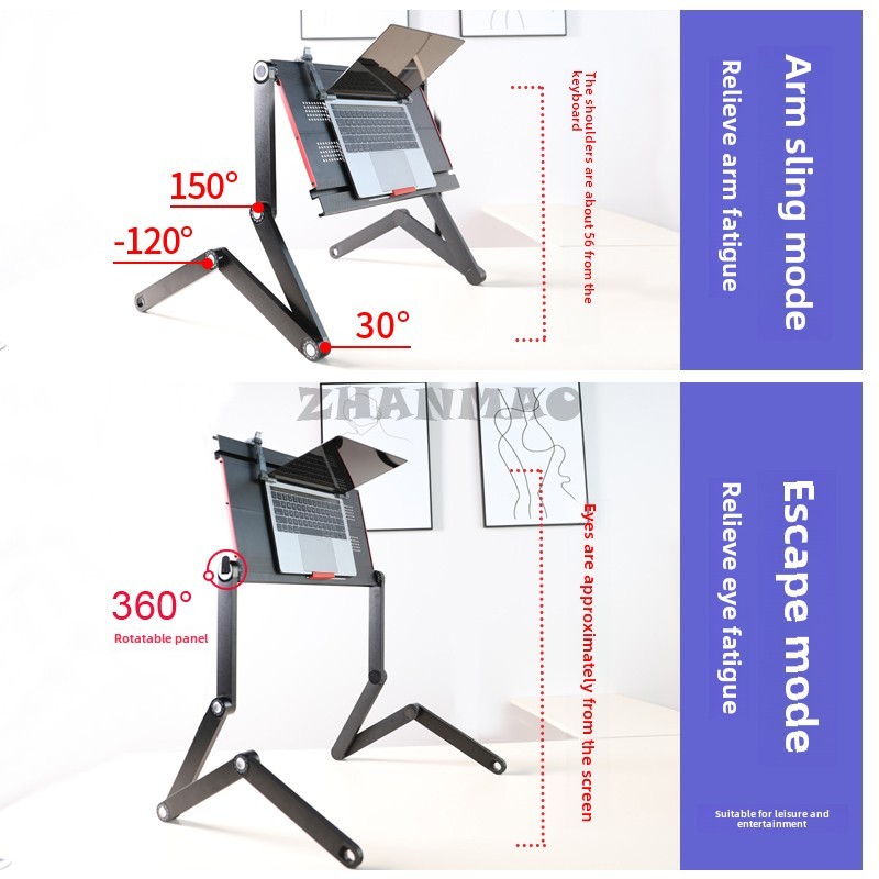 كذب مسطح على السرير، مكتب كمبي - مراجعة Desk Setup Maker وسعره