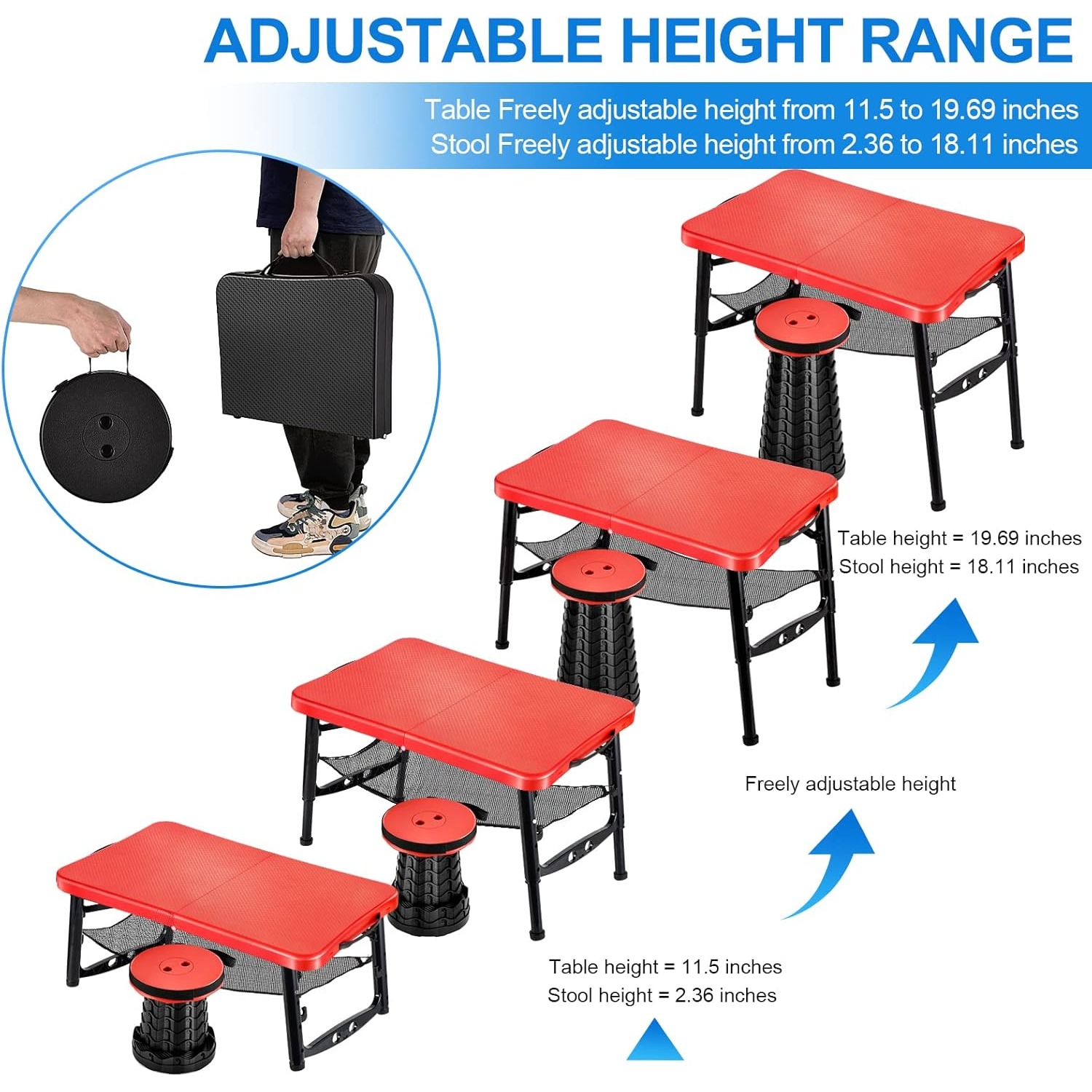 قابل للسحب طاولة قابلة للطي وم - مراجعة Desk Setup Maker وسعره